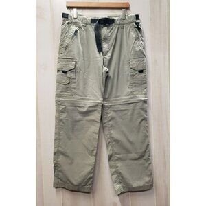 BC Clothing Mens Convertible Cargo Pants Shorts M X 30, Tan, Hiking Outdoors